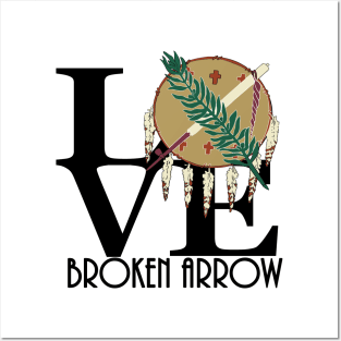 LOVE Broken Arrow Posters and Art